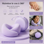 VENCIA™ Soft, Oreiller cervical en mousse à mémoire de forme pastel