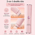 VENCIA™ shaver - 2 en 1 rasoir électrique femme sans fil, double tête, haute précision