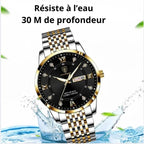 Montre VENCIA™ - Poedagar pour Homme - Résistant à l'eau 30 M