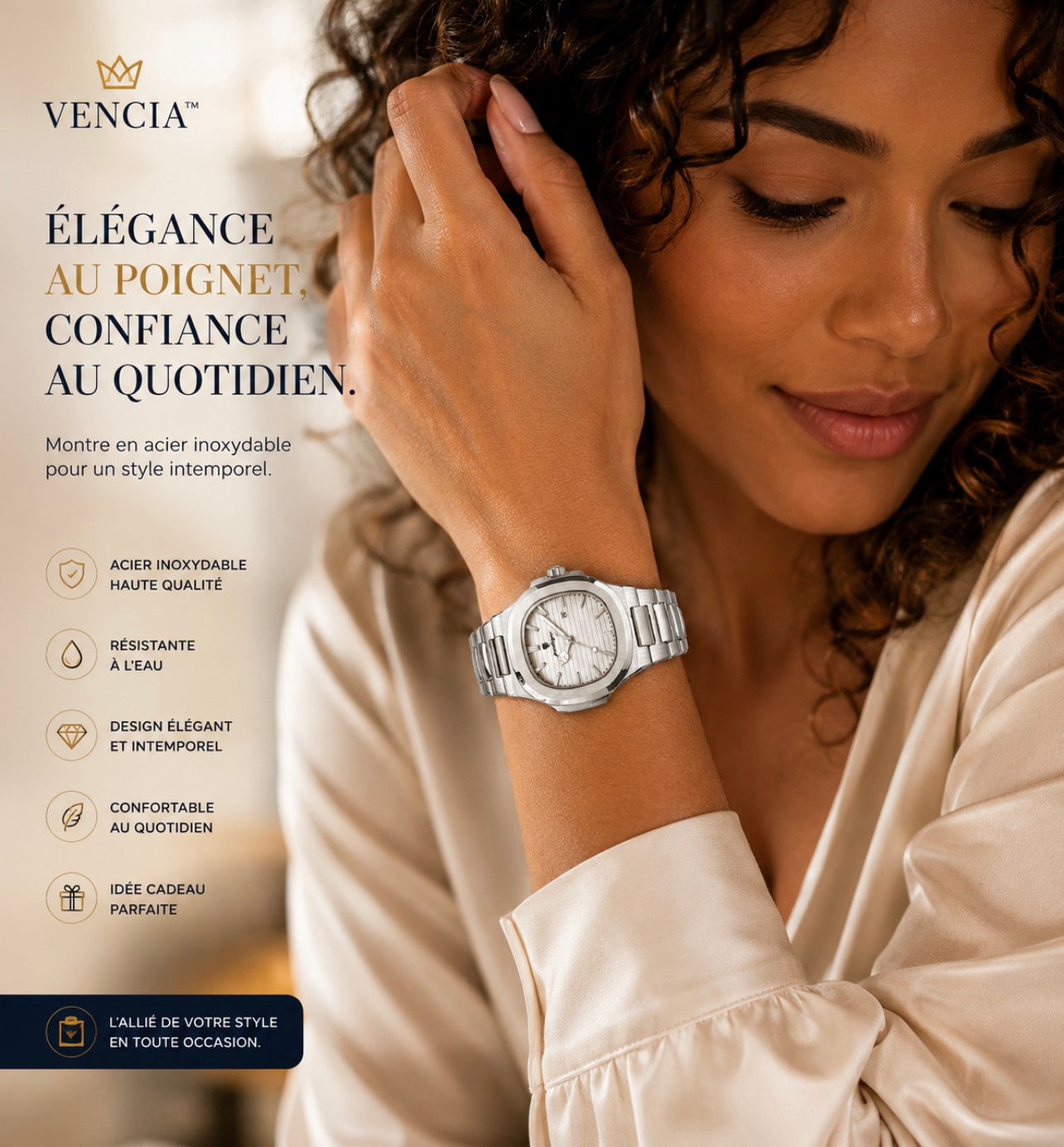Montre VENCIA™ - POEDAGAR pour Femme - Résistant à l'eau