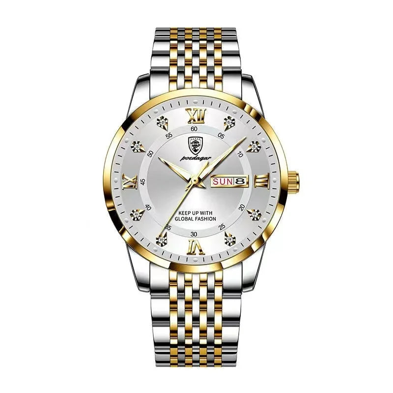 Montre VENCIA™ - Poedagar pour Homme - Résistant à l'eau 30 M