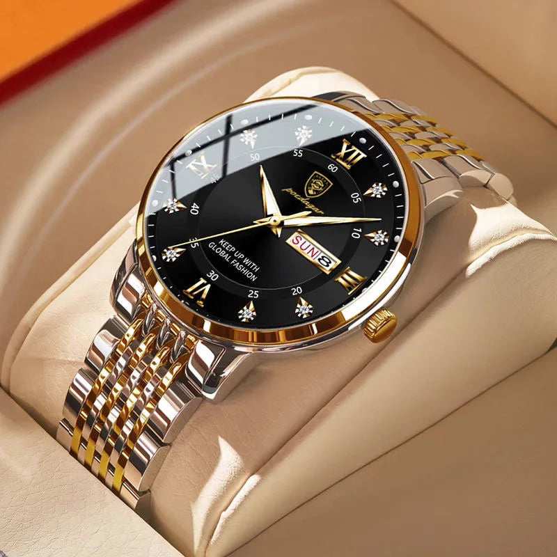 Montre VENCIA™ - Poedagar pour Homme - Résistant à l'eau 30 M