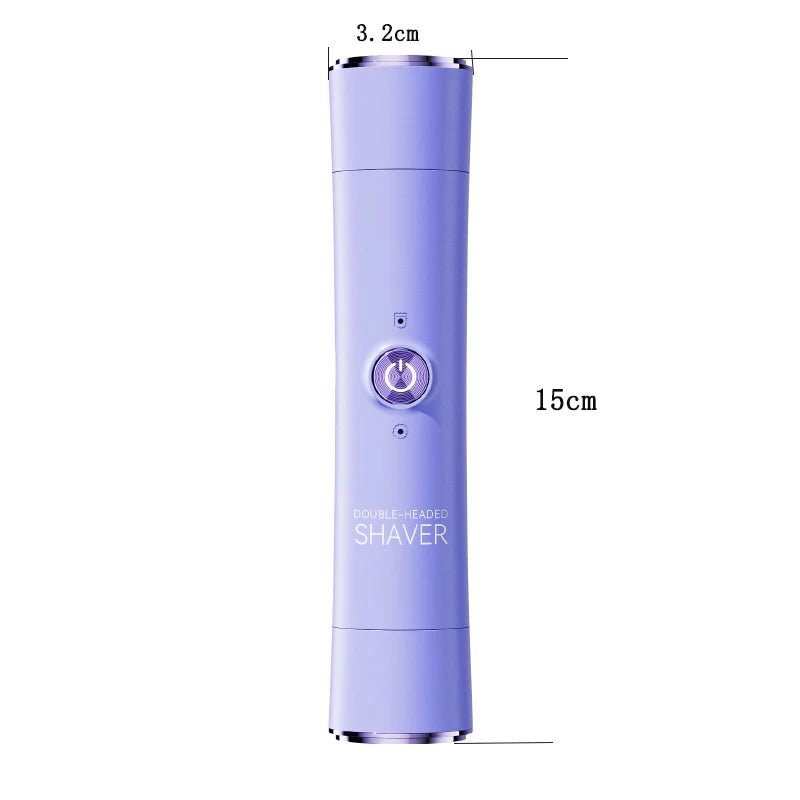 VENCIA™ shaver - 2 en 1 rasoir électrique femme sans fil, double tête, haute précision