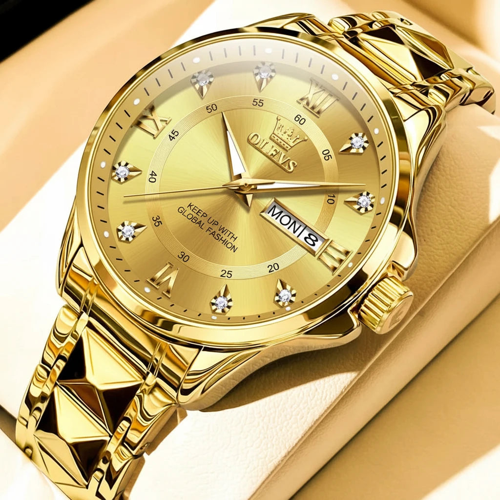 Montre VENCIA™ OLEVS - homme / femme - Résistant à l'eau
