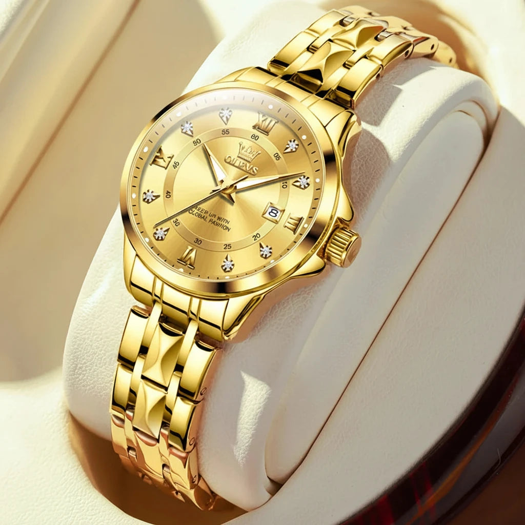 Montre VENCIA™ OLEVS - homme / femme - Résistant à l'eau