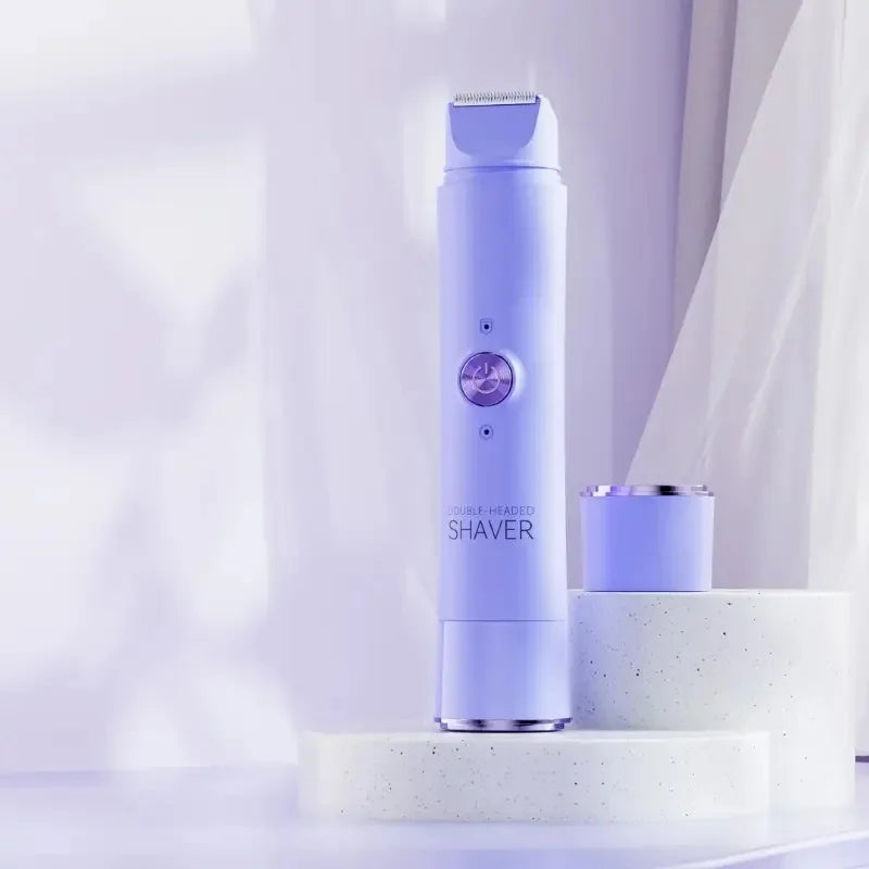 VENCIA™ shaver - 2 en 1 rasoir électrique femme sans fil, double tête, haute précision