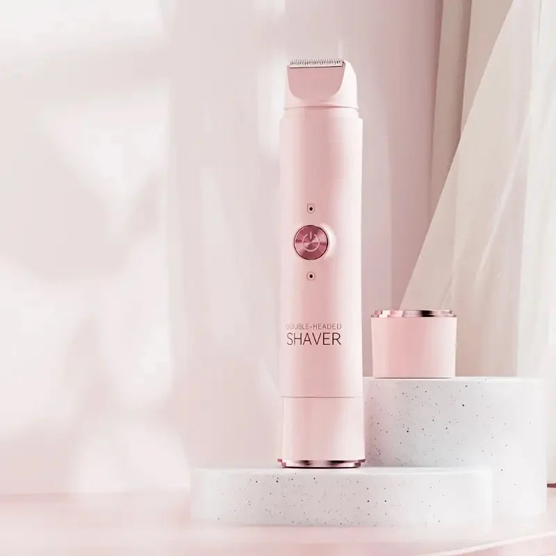 VENCIA™ shaver - 2 en 1 rasoir électrique femme sans fil, double tête, haute précision