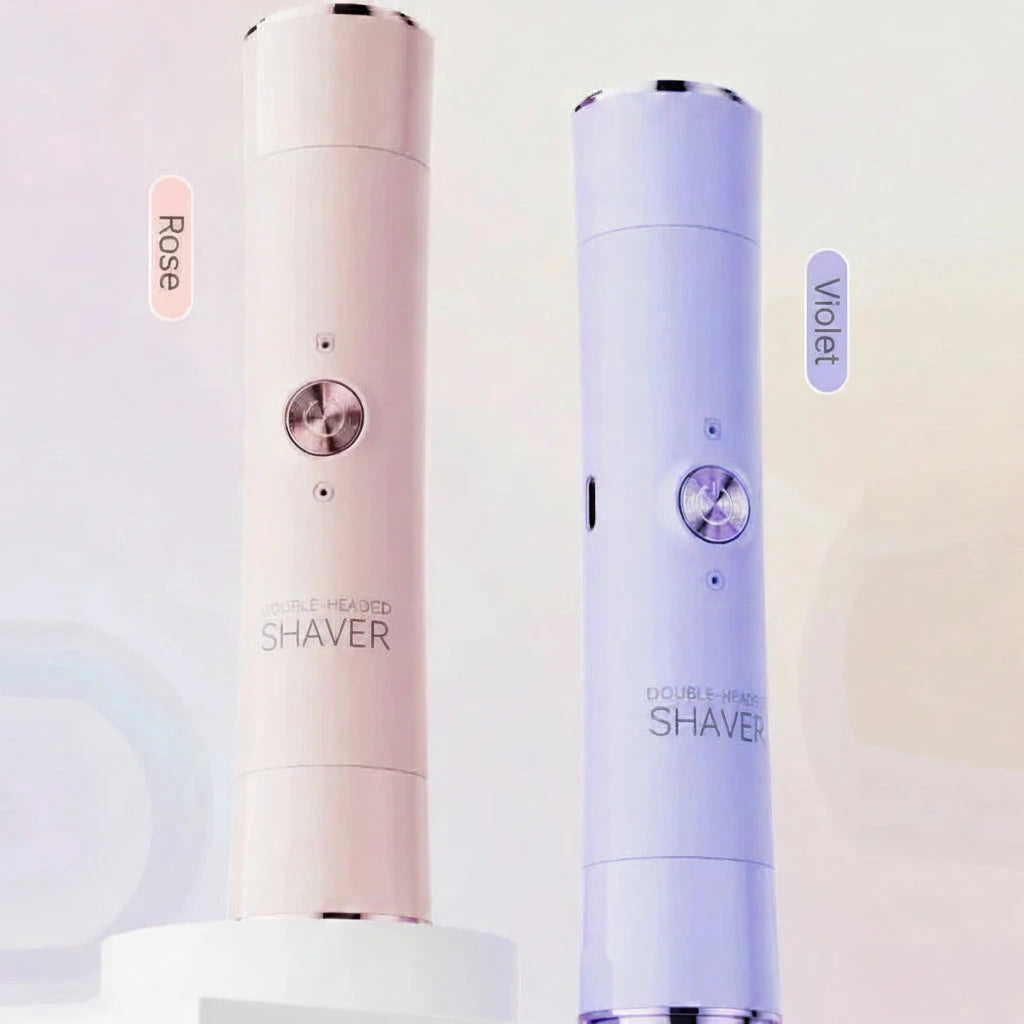 VENCIA™ shaver - 2 en 1 rasoir électrique femme sans fil, double tête, haute précision