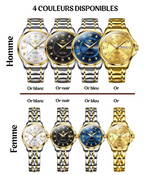 Montre VENCIA™ OLEVS - homme / femme - Résistant à l'eau
