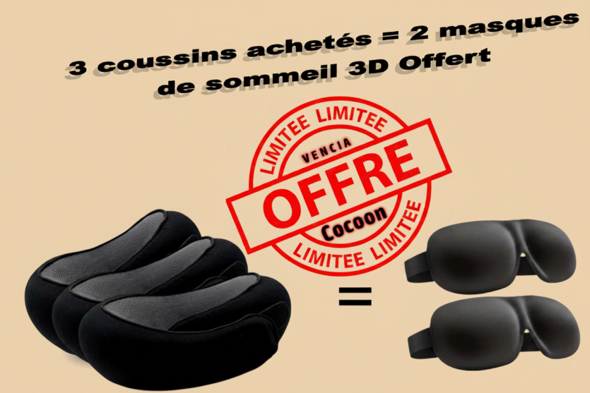 VENCIA™, Oreiller cervical en mousse à mémoire de forme