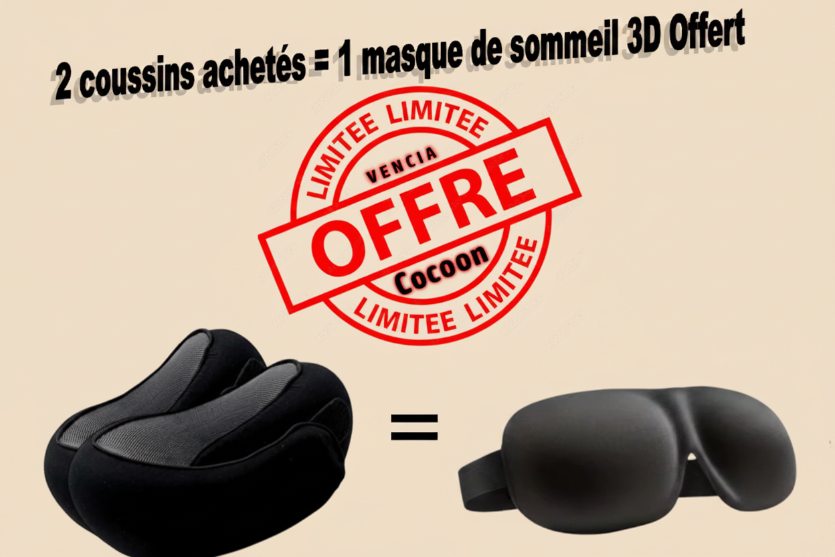 VENCIA™, Oreiller cervical en mousse à mémoire de forme